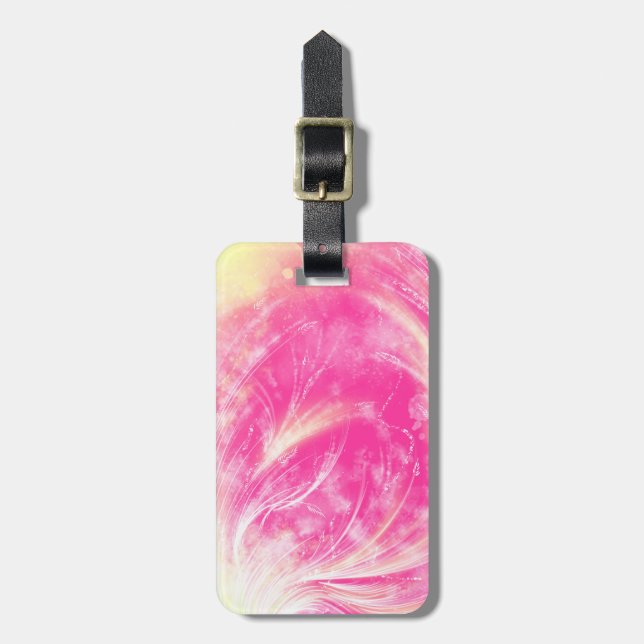 Gliding Angels - Candy Firework  Luggage Tag (Front Vertical)