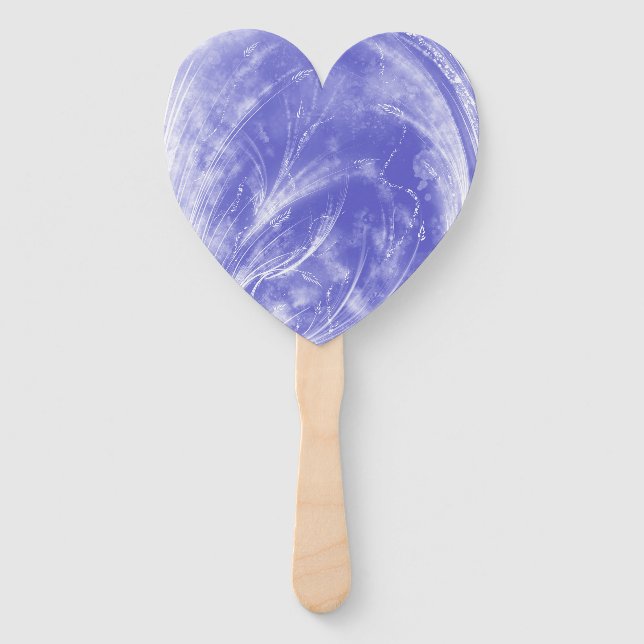 Gliding Angels Frozen land  Hand Fan (Back)