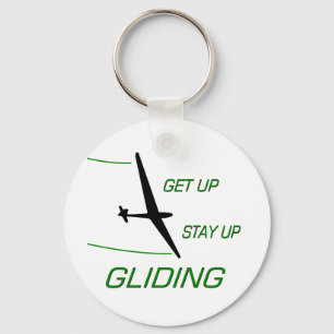 Gliding ... Get up  Stay up Key Ring