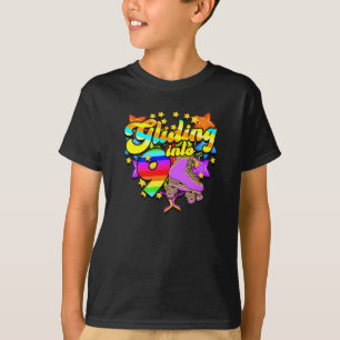 Gliding into 9 - ice skating T-Shirt
