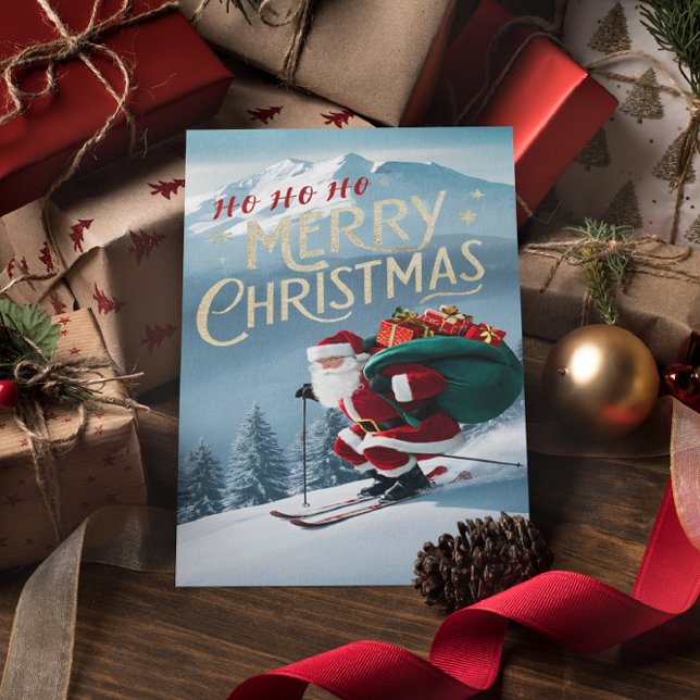 Gliding Through Winters Embrace Postcard (Creator Uploaded)