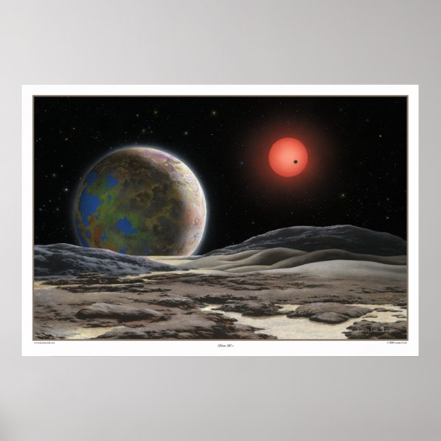 Gliese 581 c Print (Front)