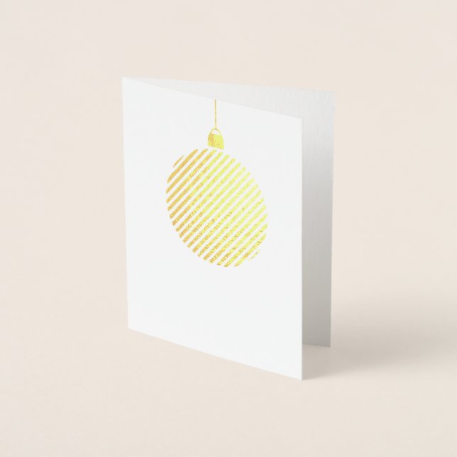 GLIMMER Holiday Card Gold (Front)