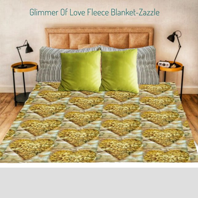 Glimmer Of Love Fleece Blanket (Creator Uploaded)