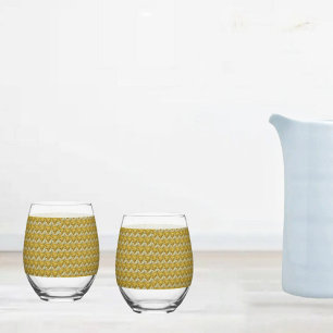 Glimmer Of Love Stemless Wine Glass