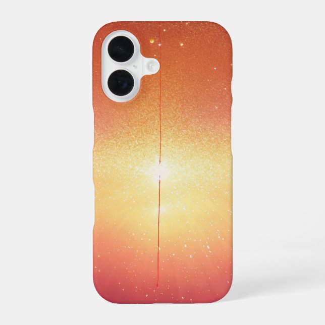 Glimmering Cosmic Path Glitter Gradient Phone Case (Back)
