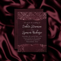 Glimmery Wine Grunge | Sangria Bordeaux Damask
