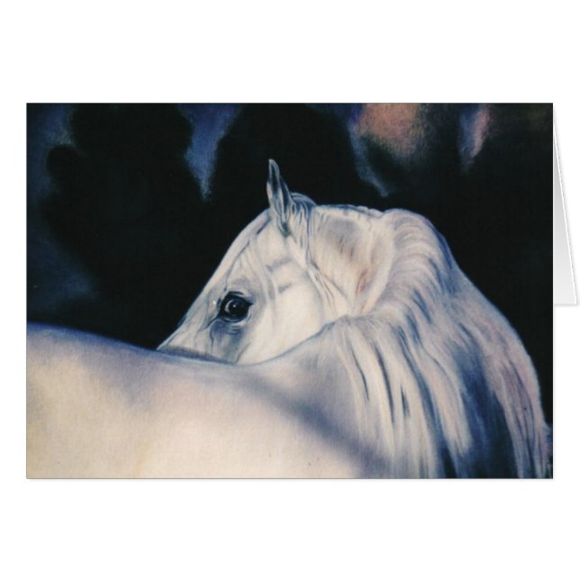 "Glimps of Heaven" equine card (Front Horizontal)