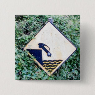 Glin Ireland Sign 15 Cm Square Badge