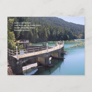 Glines Canyon Dam Postcard