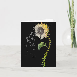 Glioblastoma Awareness Sunflower Card