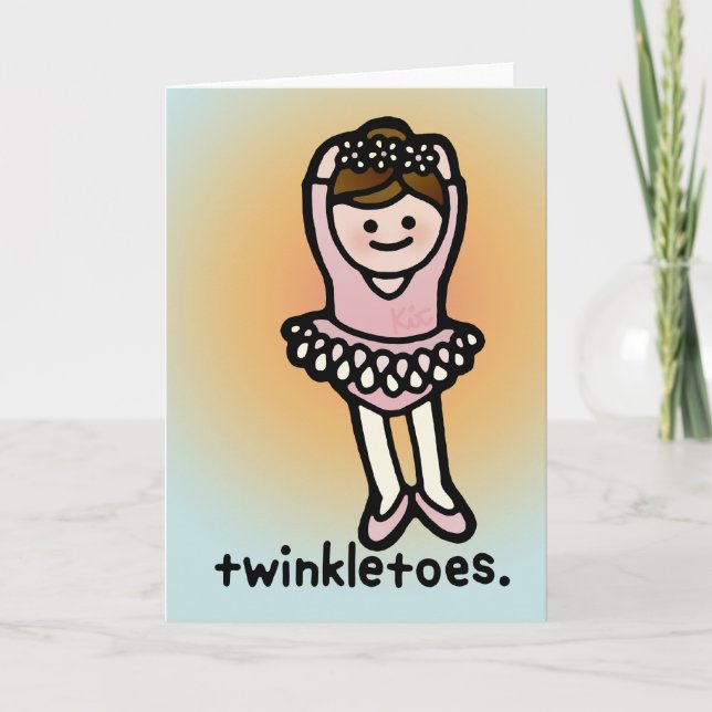 glissade greetings. card (Front)