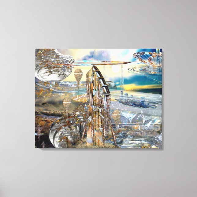 Glissade Station Wrapped Canvas (Front)