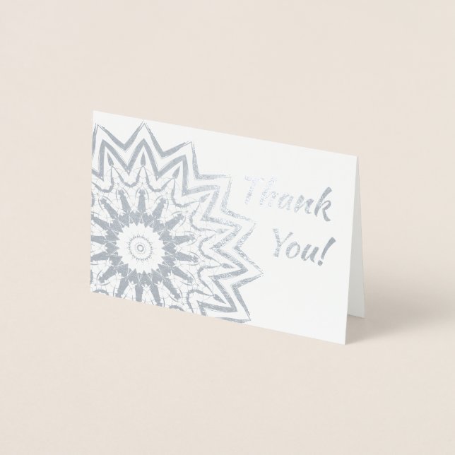 Glistening Mandala Foil Card (Front)