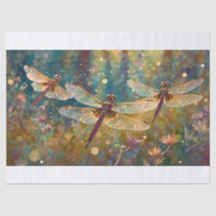 Glistening Morning Squadron, Dreamy Dragonflies Tissue Paper