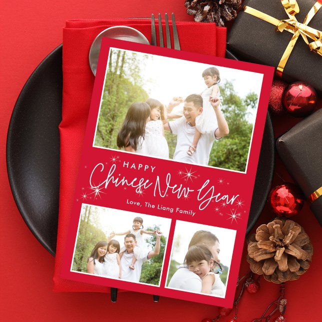 Glistening Sky Lunar New Year Photo Card (Creator Uploaded)