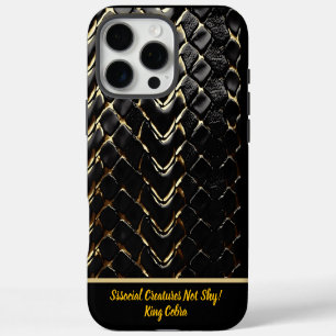 Glistening snakeskin showcasing nature's artistry iPhone 16 pro max case