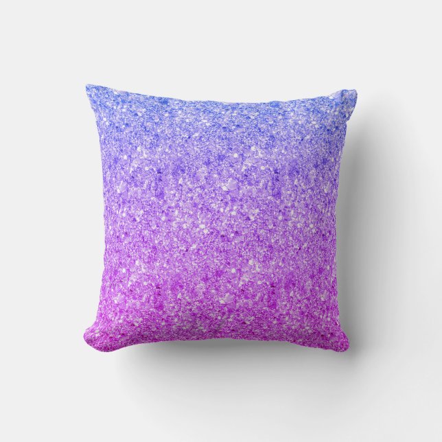 Glistering Colourful Glitter Cushion (Front)