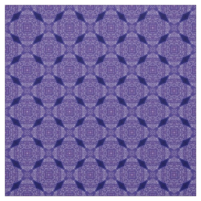 Glitch2 Blue Purple Furniture Fabric (Swatch)