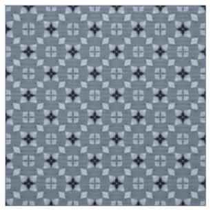 Glitch2 Blue Teal Quilting crafts Fabric