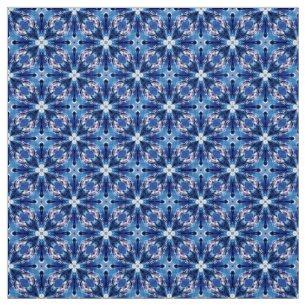 Glitch2 Blue White Furniture Fabric