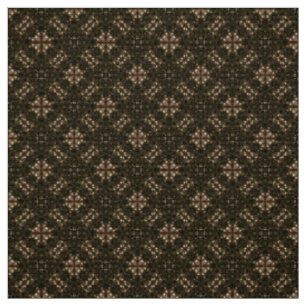 Glitch2 Chocolate Brown Quilting Crafts Fabric