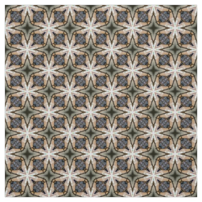 Glitch2 Cross Church tile pattern fabric (Swatch)