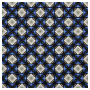 Glitch2 diamonds of steel blue fabric