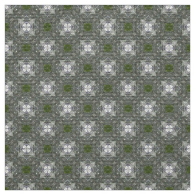 Glitch2 Grey Green furniture fabric (Swatch)