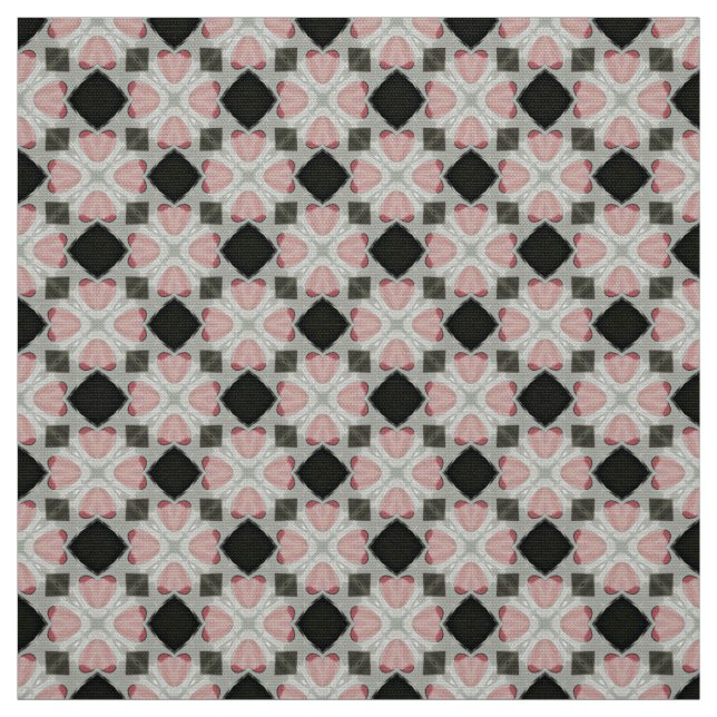 Glitch2 Light Grey Black Furniture Fabric (Swatch)