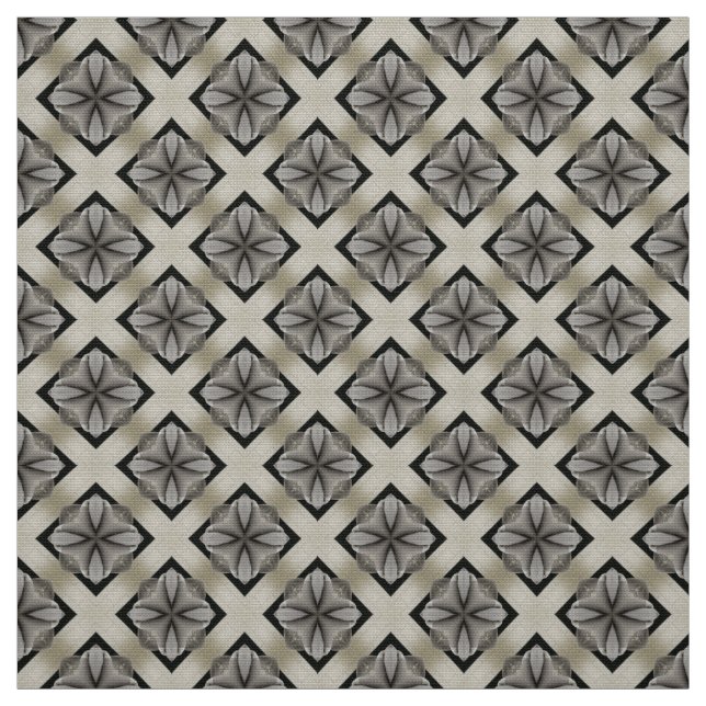 Glitch2 Pale Yellow Grey Furniture Fabric (Swatch)