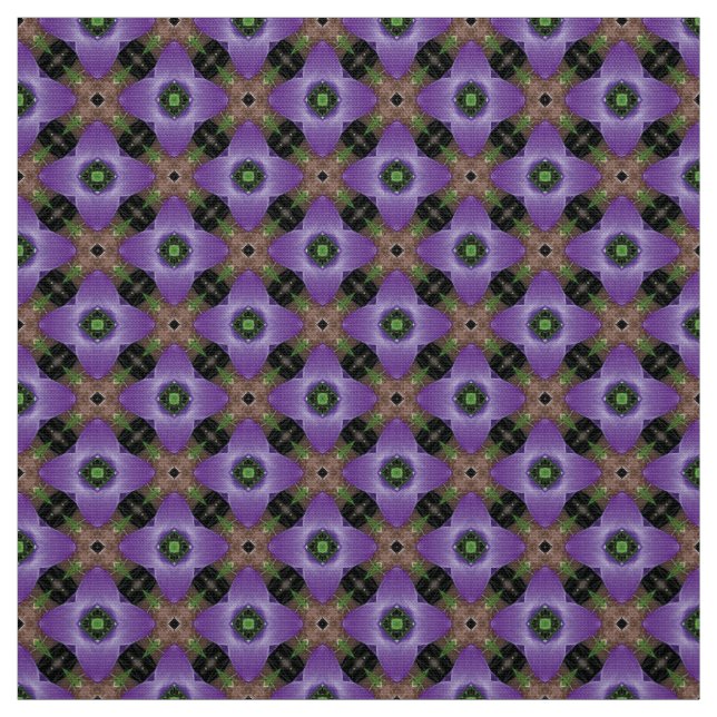 Glitch2 Purple Brown Furniture Fabric (Swatch)