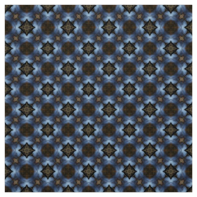 Glitch2 Red blue Fabric (Swatch)