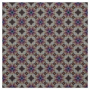 Glitch2 slate blue gray pattern fabric