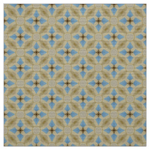 Glitch2 Yellow and blue furniture fabric