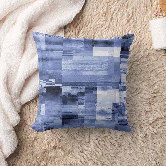 Glitch abstract gamer pattern cushion (Blanket)
