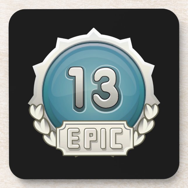Glitch: achievement covered epic win coaster (Front)