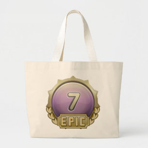 Glitch: achievement epic urian large tote bag