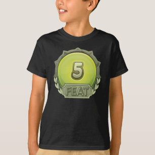 Glitch: achievement five feat under T-Shirt
