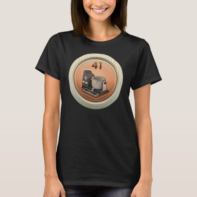 Glitch: achievement forgey laforge T-Shirt (Front)