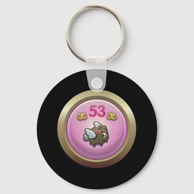 Glitch: achievement hero cubimals key ring (Front)