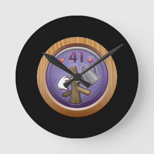 Glitch: achievement lumber lover round clock