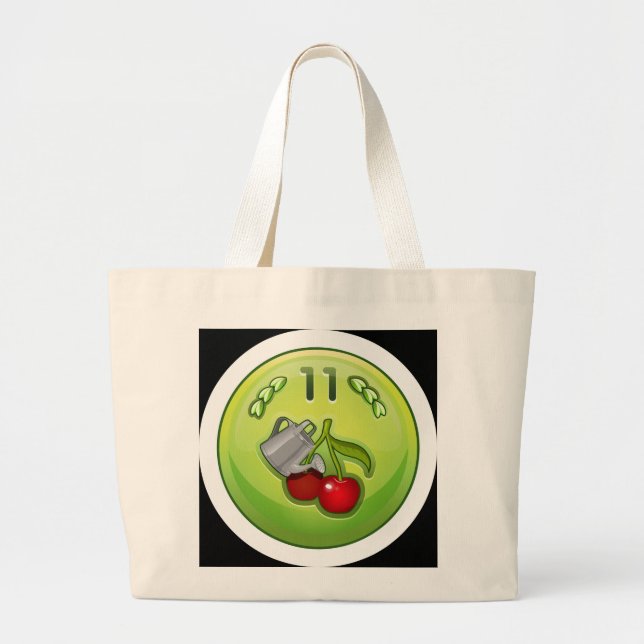 Glitch Achievement ok soaker Large Tote Bag (Front)
