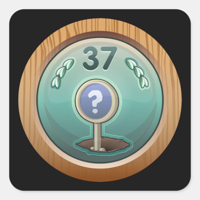 Glitch Achievement twinkle toed trap triggerer Square Sticker (Front)