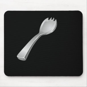 Glitch: artefact platinumium spork mouse pad