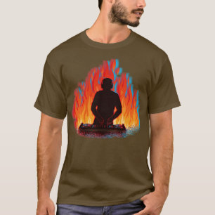 Glitch DJ EDM Trance Electronic Trance Music Beats T-Shirt