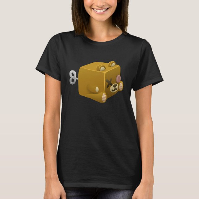 Glitch emo bear cubimal T-Shirt (Front)