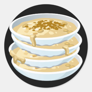 Glitch Food applejack Classic Round Sticker