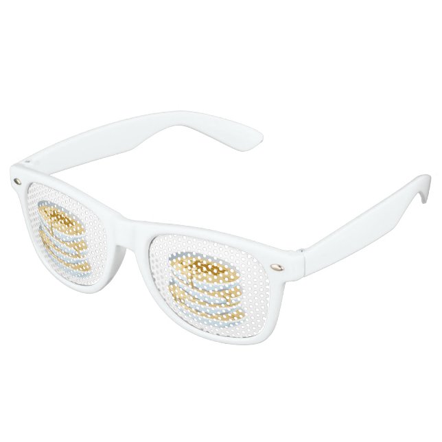 Glitch Food applejack Retro Sunglasses (Angled)