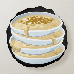 Glitch Food applejack Round Cushion